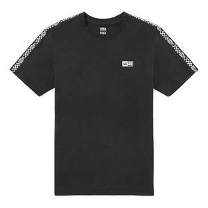 Футболка alphabet printing side short sleeve black Vans, черный