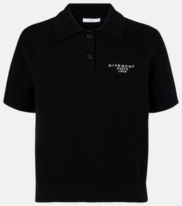 Шерстяной поло свитер с кашемиром Givenchy, Black