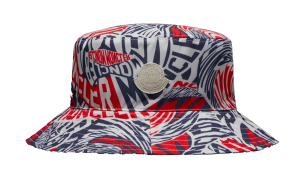 Панама с логотипом Moncler, красный