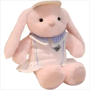 Бегущие бейсбольные кролики плюшевые куклы высота 40см/50см DUOAI, розовый