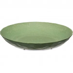 Суповая тарелка KOZIOL «CLUB PLATE, глубокая, Ø 22 см, из биоциркулярного материала, CO² нейтральная», (набор, 4 шт., набор из 4 шт.), можно мыть в посудомоечной машине, без меламина, производство Германия, зеленый