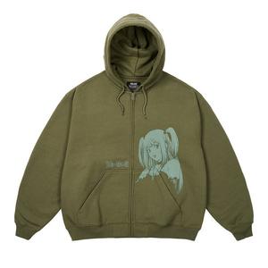 Толстовка Palace Misa Zip Hood, The Deep Green