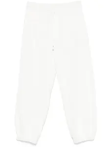 Спортивные брюки с вышивкой Alexander McQueen, белый