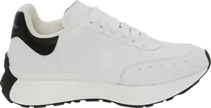 Кроссовки Alexander McQueen Sprint Runner White Black, белый