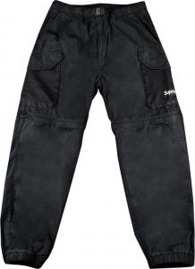 Брюки Supreme Mesh Pocket Belted Cargo Pant 'Black', черный