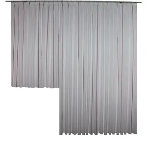 Штора Betsy с присборенной лентой, 1 шт., часть комплекта Wirth, красный