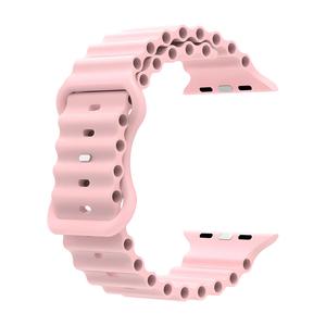Ремешок Wepro Ocean для часов Apple Watch 42 мм, 150-220 мм, розовый
