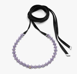 Колье-чокер Pandora Bridgerton Herbarium & Bee, серебро