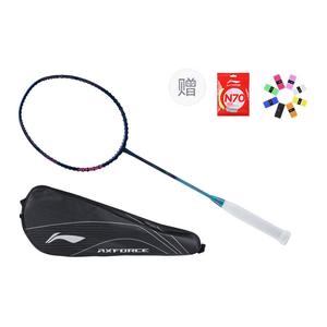 Thunderstorm 50 Full Carbon бадминтонная ракетка для атакующей игры с жесткой головой продвинутого уровня 675 мм унисекс с одинарной ручкой LINING, single racket+n70 badminton string *1 (random color)+grip tape *1 (random color)