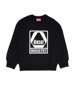 Детская и подростковая толстовка с логотипом бренда DIESEL.