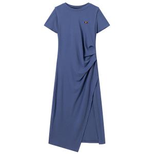 Женское платье с коротким рукавом Ellesse, темно-синий