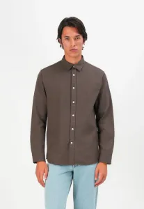 Рубашка slhregnoah с начесом и косичкой Selected, Demitasse/Morel