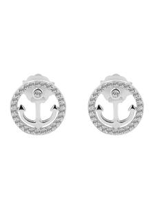 Adeliás Женские серьги - серьги-гвоздики из серебра 925 пробы