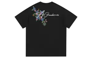 Футболки унисекс с круглым вырезом, умеренно прямой крой Disney, [upgraded cotton version]черный-dt01