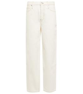 Джинсы Barrel с ультравысокой талией Frame, экрю
