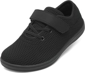 Детские босоножки/кроссовки для мальчиков и девочек, дышащие, легкие, с широкой носочной частью, для дома и улицы Tikvaw, черный