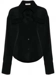 Рубашка Toledo в технике кроше The Mannei, черный