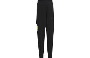 Детские трикотажные спортивные штаны Adidas, черный