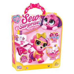 Little Live Pets, плюшевая игрушка-сюрприз с волшебной швейной машинкой, розовый