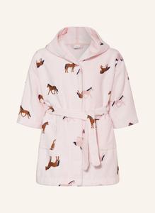 Халат с капюшоном Sanetta, розовый