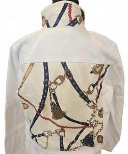 Джинсовая куртка белого/бежевого цвета Stacy Bradley, белый/бежевый