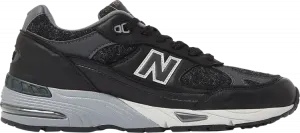 Кроссовки New Balance 991 Made in England 'Harris Tweed', черный