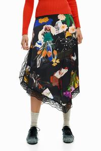 Коллаж из миди-юбок