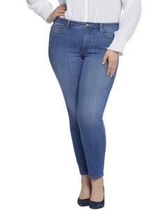 NYDJ Plus Ami Fairmont Скинни джинсы, мультиколор