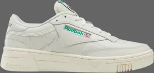 Кроссовки club c stacked 'classic white' Reebok, белый
