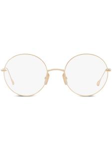 Dita Eyewear очки в круглой оправе, золотистый