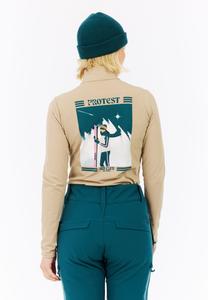 Топ Protest Long sleeved top, Bamboobeige/Beige