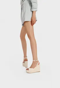 Сандалии на каблуке Queen Helena, Beige