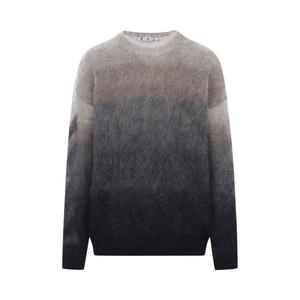 Свитер Off-White Diag Brushed Knit Crew, Dark Sand/Black