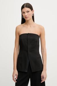 Блузка из смесовой шерсти G-Star, черный