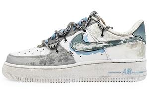 Nike Кроссовки Air Force 1 EIGHT% № 9 с термо- и износостойким покрытием, низкие, для скейтбординга, унисекс, синие