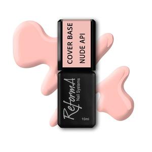 Камуфлирующая база для гибридных лаков для ногтей nude api, 10 мл Reforma, цвет nude