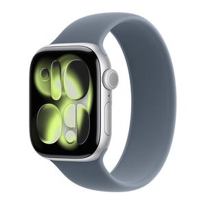 Умные часы Apple Watch Series 11 (GPS+Cellular), 46 мм, Silver Aluminum Case/Anchor Blue Solo Loop - Size 4