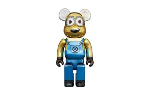 Виниловая фигурка Be@rbrick Dave Chrome Ver, 70 см без фирменной упаковки