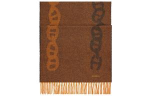 Шарф вязаный унисекс кофе HERMES