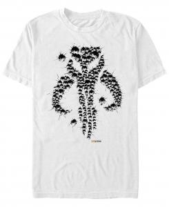 Мужская футболка с логотипом mandalorian bullet holes star wars Fifth Sun, белый