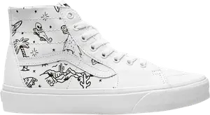 Кеды Vans Sk8-Hi Tapered Unidentified U-Paint, белый