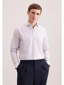 Seidensticker Деловая рубашка, стандартный размер, коричневого цвета