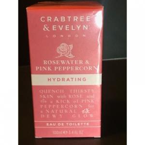 Одеколон Crabtree & Evelyn Rosewater & Pink Peppercorn Hydrating, 100 мл