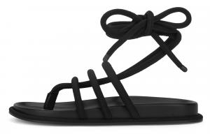 CHARLES&KEITH Маленькие сандалии Ck One Strap Sandals 2cm для женщин, цвет Chalk White/Black Textured Black Textured