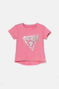 Детская футболка Guess, розовый