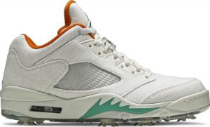 Бутсы Air Jordan 5 Low Golf NRG Lucky and Good, белый