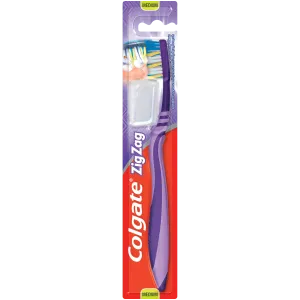Colgate Zig-Zag средняя зубная щетка, 1 шт.