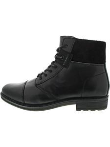 Bugatti Черные ботильоны на шнуровке