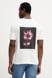 Хлопковая футболка Marc O'Polo, бежевый