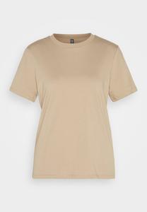 Базовая футболка Pcria Solid Tee Pieces, серебристая норка